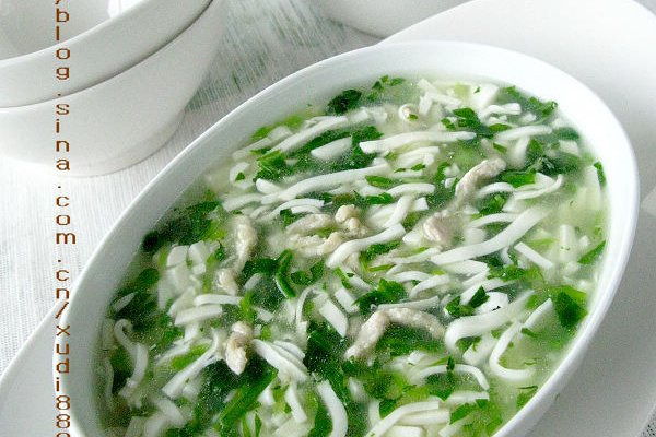 荠菜豆腐羹的做法
