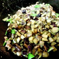 肉末茄子的做法图解3
