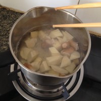 香菇烩鲜笋的做法图解3