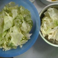 干煸卷心菜的做法图解1