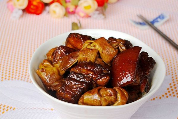 百叶结红烧肉的做法