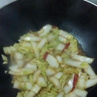 醋溜白菜的做法图解6