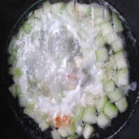 丝瓜节瓜咸蛋汤~夏至降火例汤的做法图解4