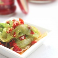 剁椒卷生菜的做法图解9