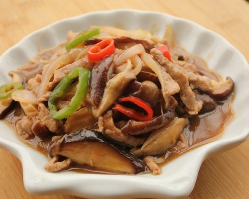 蚝油鲜菇肉片的做法