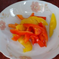 豆豉炒西芹的做法图解4