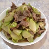 佛手瓜炒肉片的做法图解7