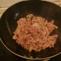 香菇蒜苔炒肉的做法图解7