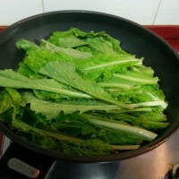 xo酱灼小白菜的做法图解1