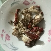 螃蟹炒年糕的做法图解4