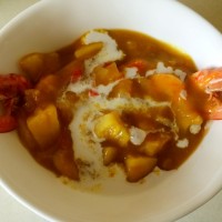 果味咖喱虾的做法图解7
