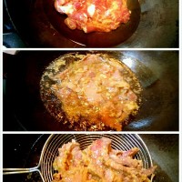 私房 . 芥兰炒牛肉的做法图解2