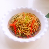夏季小清新之凉拌金针菇(安全食用方法)的做法图解5