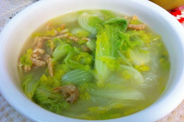 浓汤宝娃娃菜粉丝汤的做法