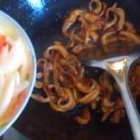 洋葱炒肚丝的做法图解8