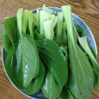 跟着厨师学做菜--炒青菜的做法图解1