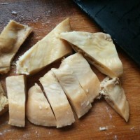 猫咪之家咸肉河蚌滚豆腐的做法图解4