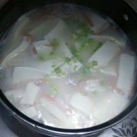 猫咪之家咸肉河蚌滚豆腐的做法图解14