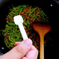 胖胖快手晚餐青椒肉丝的做法图解9