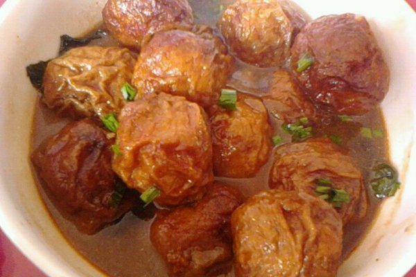 油面筋塞肉的做法