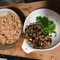 卤素肉燥干捞粉纯素的做法图解1