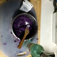 朗姆牛奶紫薯的做法图解1