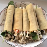 橘色厨房培根金针菇(菜卷)的做法图解6