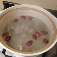 滋补羊腿汤的做法图解4