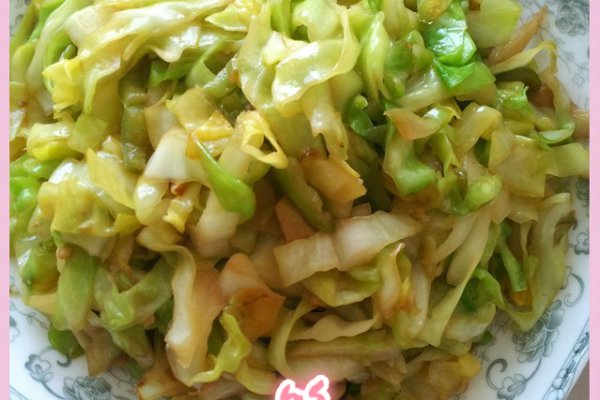 素炒包菜的做法