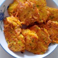 河虾玉米饼的做法图解6