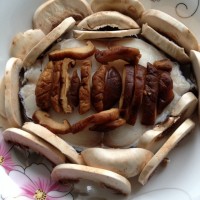 蘑菇豆酱蒸鳕鱼(汕头风味)的做法图解3