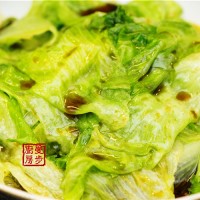曼步厨房蚝油生菜的做法图解7
