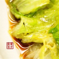 曼步厨房蚝油生菜的做法图解8