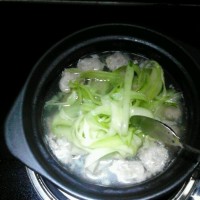 砂锅猪肉丸子汤的做法图解5