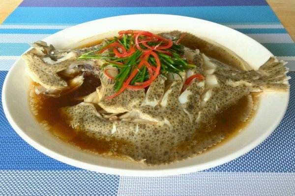 清蒸多宝鱼的做法