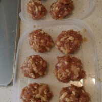 莲藕马蹄煎肉饼的做法图解3