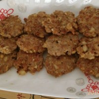 莲藕马蹄煎肉饼的做法图解6