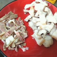 白菜肉丝汤年糕的做法图解7