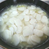 白菜肉丝汤年糕的做法图解11