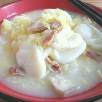 白菜肉丝汤年糕的做法图解14