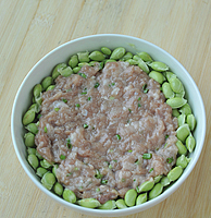 毛豆蒸肉饼的做法图解5