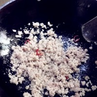 酸豆角炒肉末的做法图解4