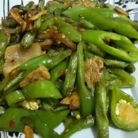 四季豆炒肉的做法图解6