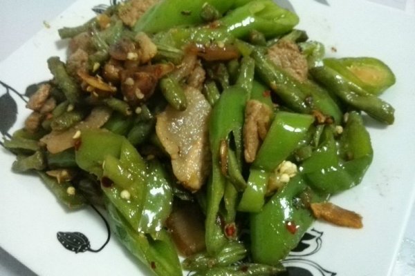 四季豆炒肉的做法