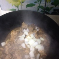 肉蒜焖豆腐的做法图解9