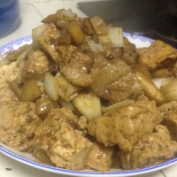 肉蒜焖豆腐的做法图解10
