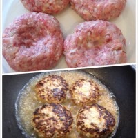 日式肉饼(汉堡肉饼)的做法图解7