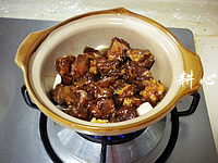 豆角排骨煲的做法图解7