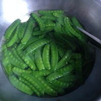 #核美味相会#蚝油核桃炒荷兰豆的做法图解6