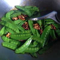#核美味相会#蚝油核桃炒荷兰豆的做法图解11